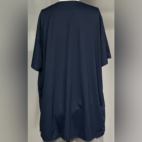 New XXL Nike Pro Navy Blue Dri-Fit Shortsleeved Crewneck T-shirt - Picture 3 of 4